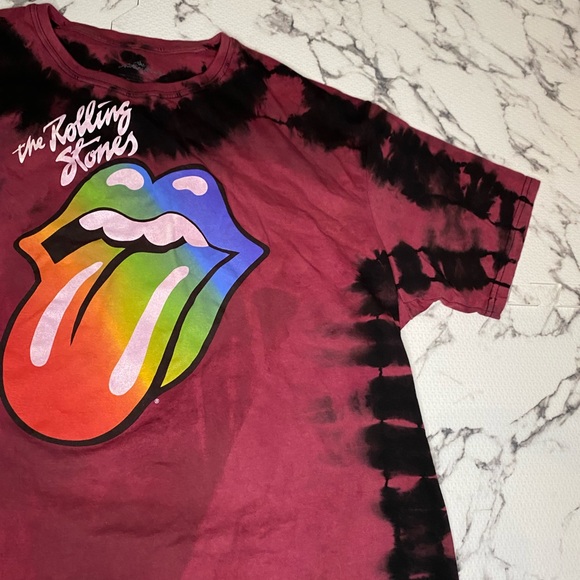 The Rolling Stones Tie Dye Band Tee - Picture 3 of 7